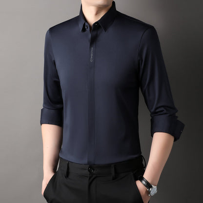 Men's Solid Premium Cotton Shirt